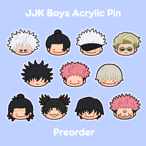 [PREORDER] JJK Acrylic Pin