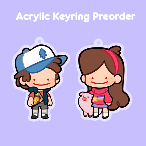 Gravity Falls Keychains