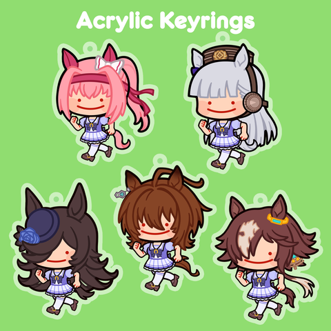 [PREORDER] Umamusume Keychains