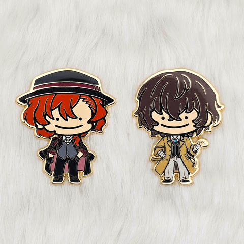 Dazai Osamu enamel pin – magicalmaidens