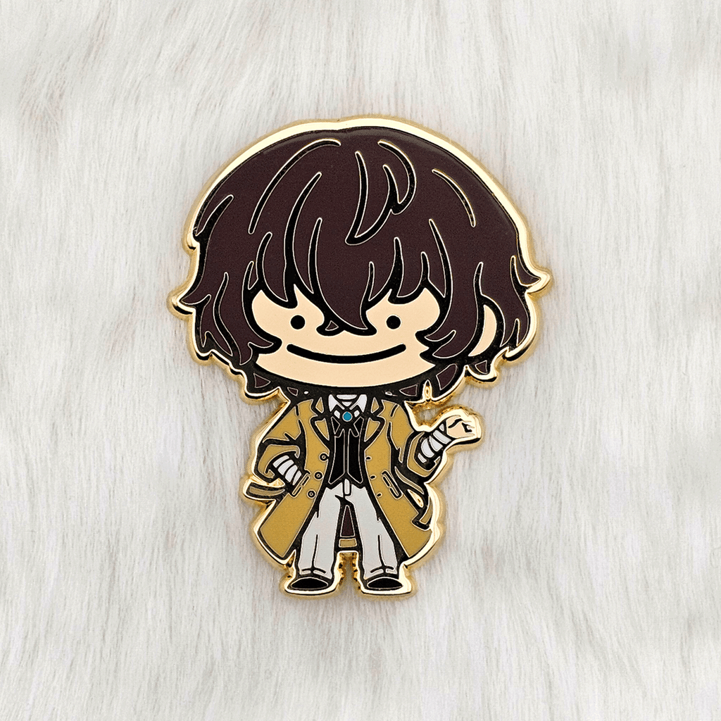 Dazai Osamu enamel pin – magicalmaidens
