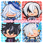Genshin Impact Coasters (Fontaine)