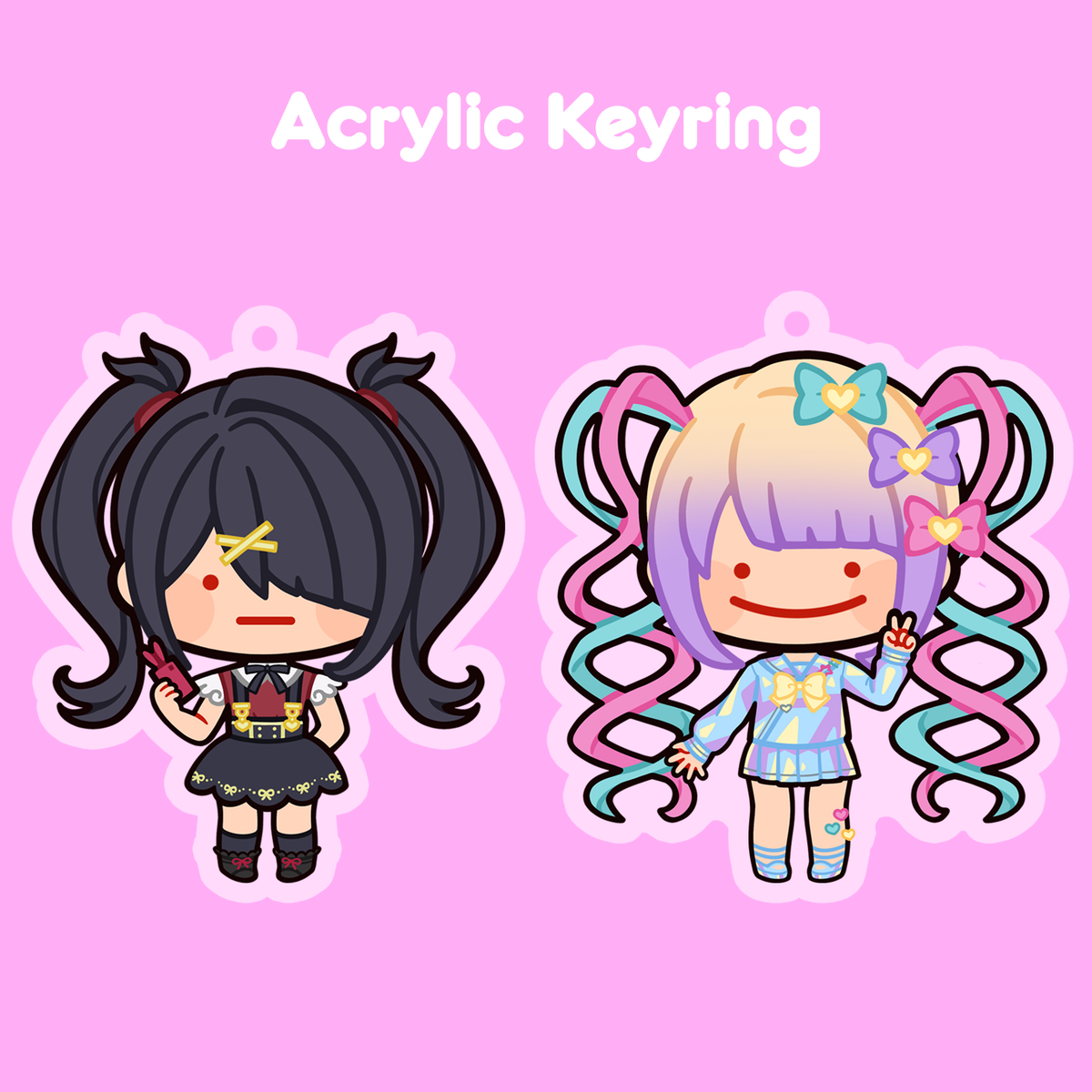 Needy Streamer Overload Acrylic Keychains – magicalmaidens