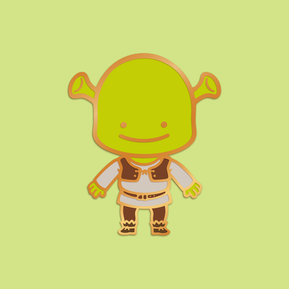 Shrek Enamel Pin