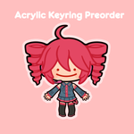 [PREORDER] Kasane Teto Keychain