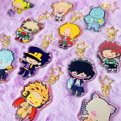 Anime Acrylic Keychains
