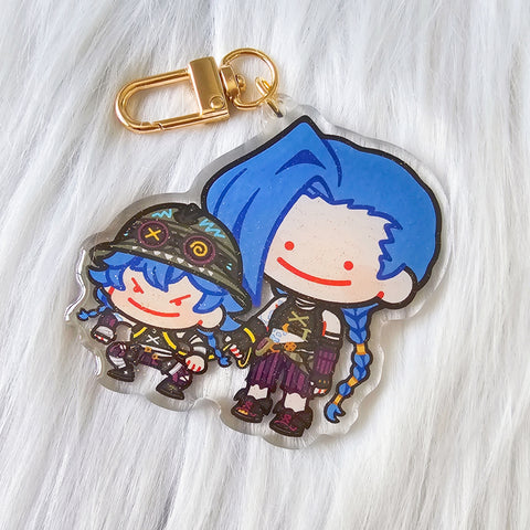 Isha & Jinx Keychain