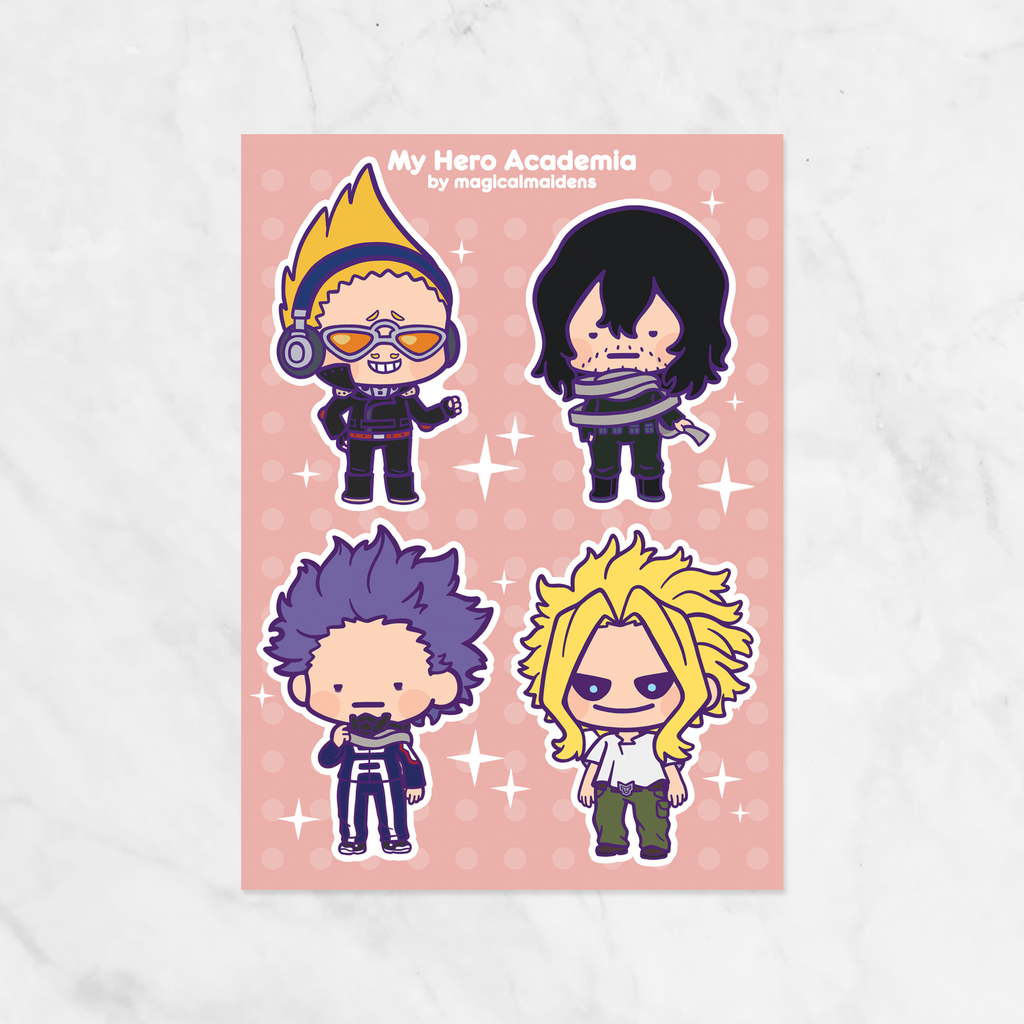 Mha Sticker Color MHA Sticker Sheets – magicalmaidens
