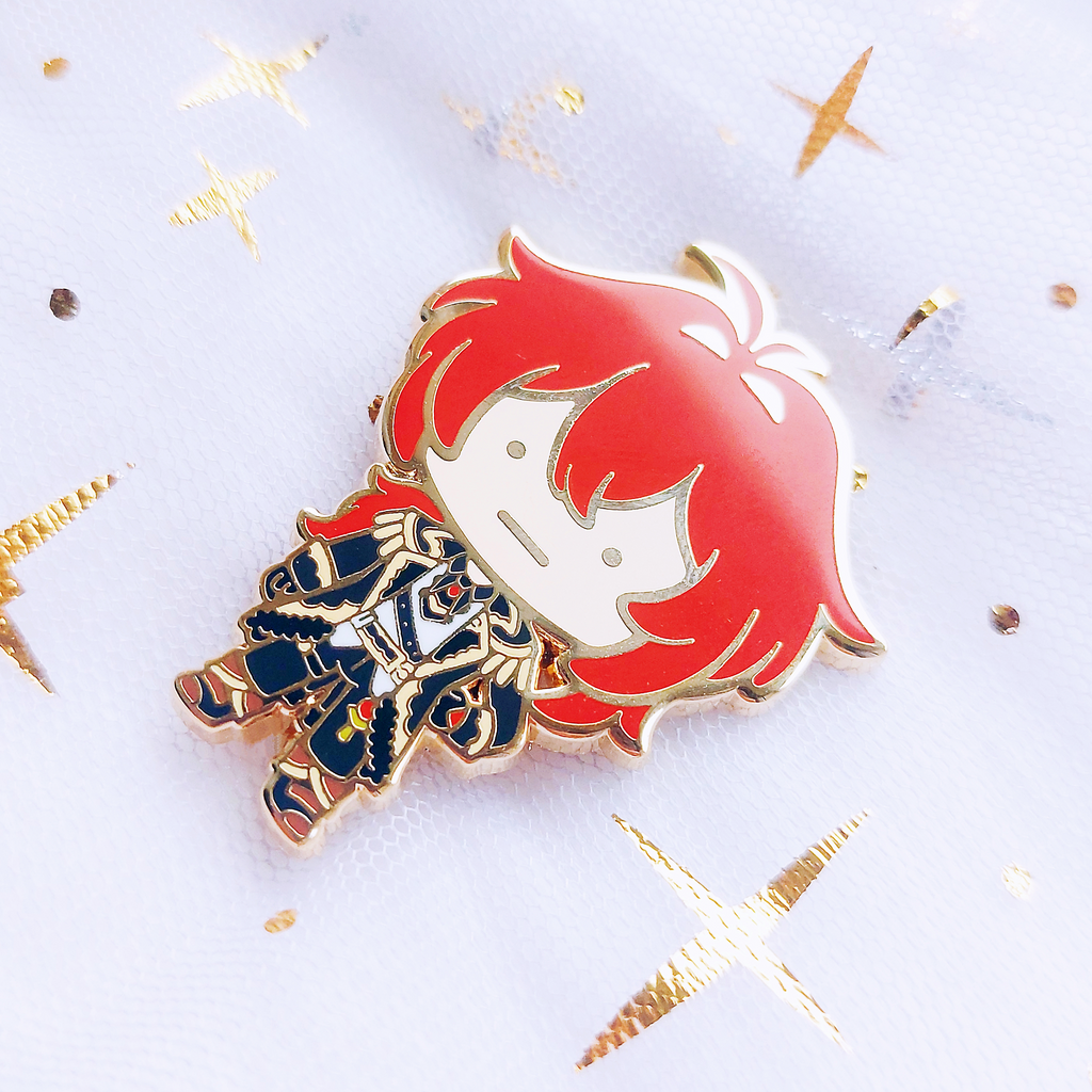 Diluc Genshin Impact Enamel Pin – SentimentalDolliez