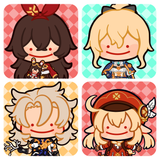 [PREORDER] Genshin Impact Coasters (Travellers + Mondstadt)