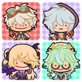 [PREORDER] Genshin Impact Coasters (Travellers + Mondstadt)