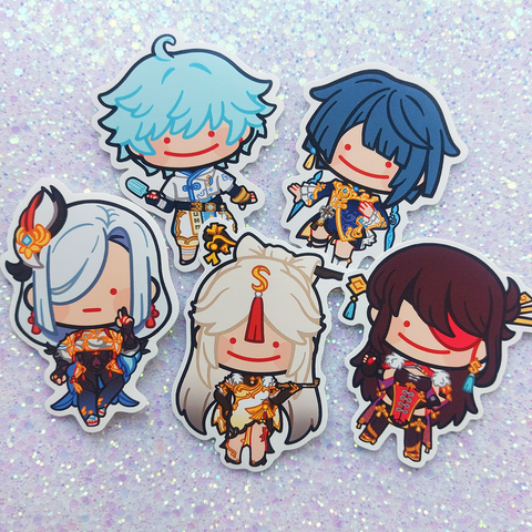 Liyue Vinyl Stickers 2