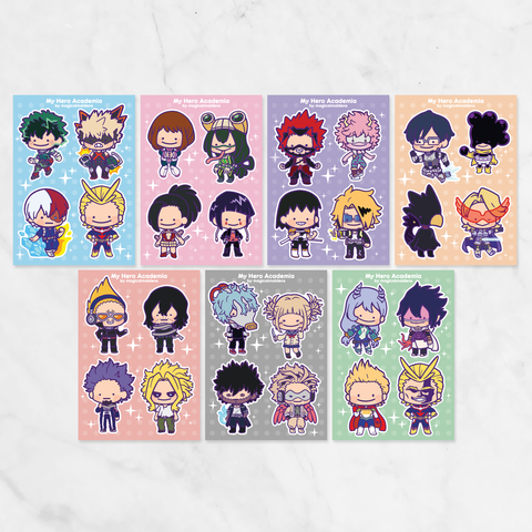 MHA Sticker Sheets