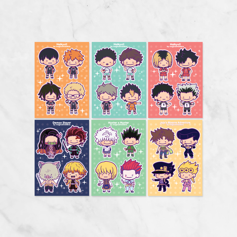 Ditto x Shonen Series Stickers